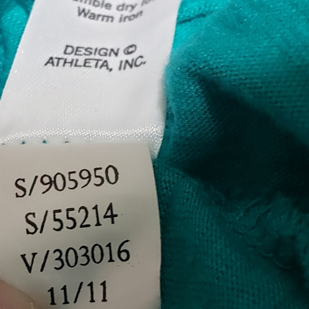 Athleta Sz M Empress Scoop Neck Dress Teal #905950 - Picture 10 of 11
